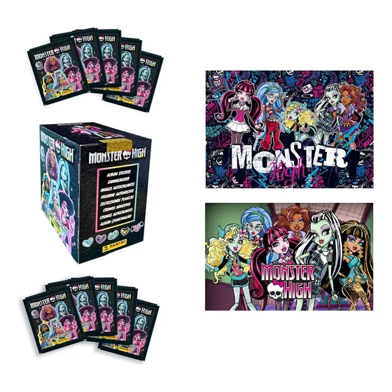 50 Sobres Para Albúm Monster High + Postales De Regalo.
