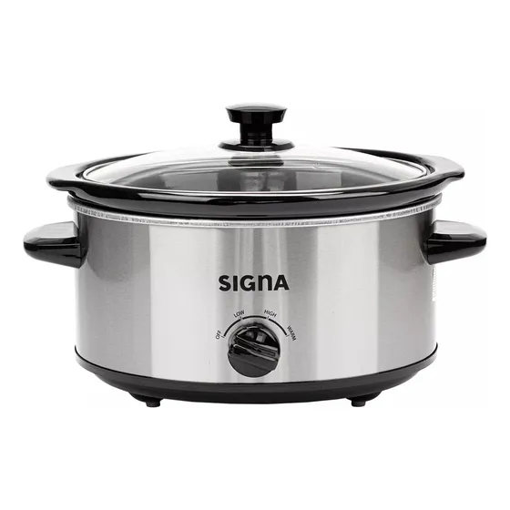 Olla Eléctrica Vapor Cocción Lenta Signa El31c5 3.5lt Acero Inoxidable Color Plata Frecuencia 60 Hz