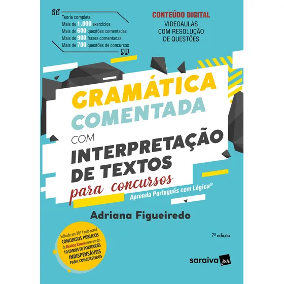 Livro Gramática Comentada Com Interpretação De Textos Para C