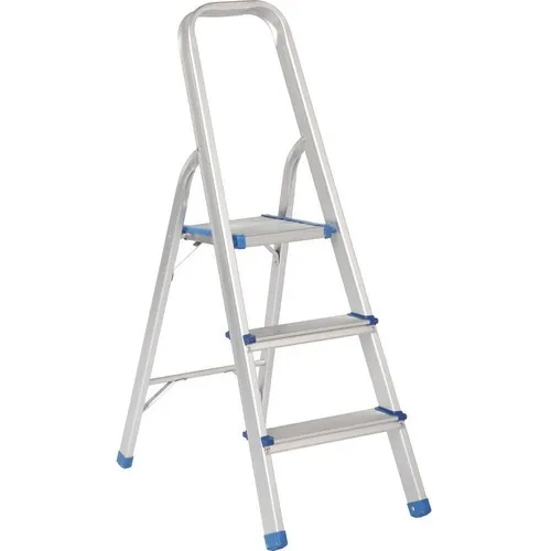 Escalera Plegable Tipo Taburete Aluminio 3 Peldaños Surtek