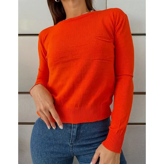 Sweater Con Botones En La Espalda Fore