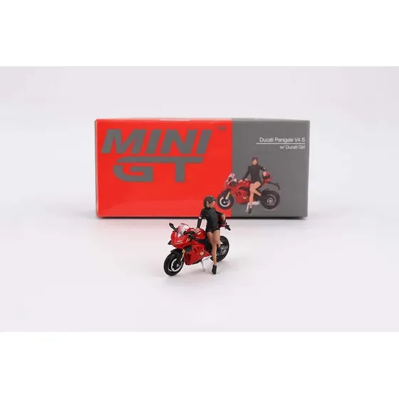 Mini Gt Moto Ducati Panigale No.282 Rojacoleccionable Minigt Color Rojo
