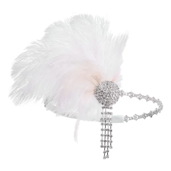Flapper Bandana Headwear Acessórios Traje Cabeça Corrente