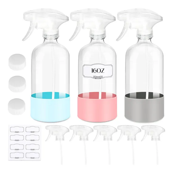 Botellas De Aerosol De Vidrio Zenowick 480 Ml (paquete De 3)