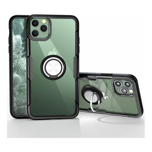 Estuche Antichoque Clear Ring Armor Para iPhone 11 Pro Max 