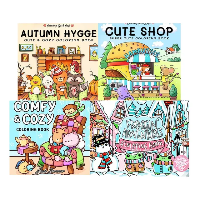 Kit 94 Livros Colorir Pdf Bobbie Goods Natal Pom Pom Friends