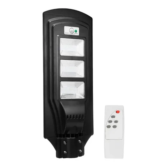 Luminaria Solar Luz Led 90w Alumbrado Publico Potente Sensor