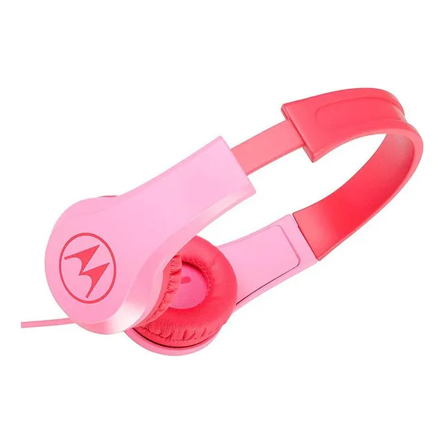 Audífonos On-ear Motorola Squads 200 Para Niños Rosa