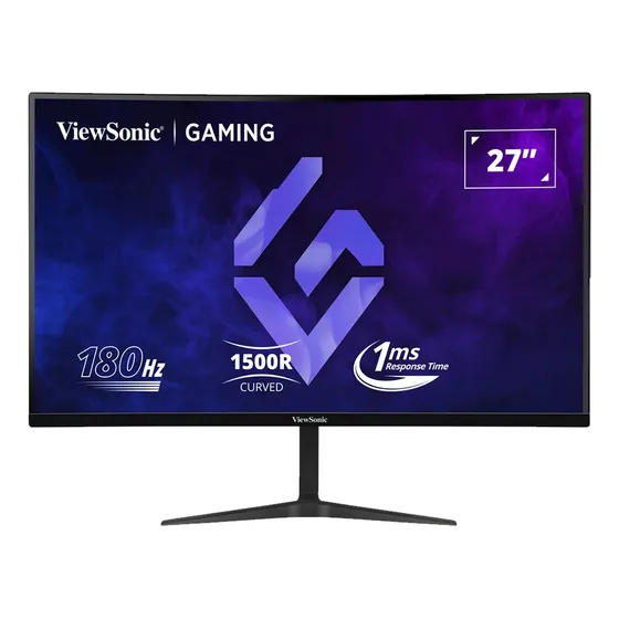 Monitor Curvo Viewsonic Vx2718 2kpc Mhd 27 1500r Qhd 180hz