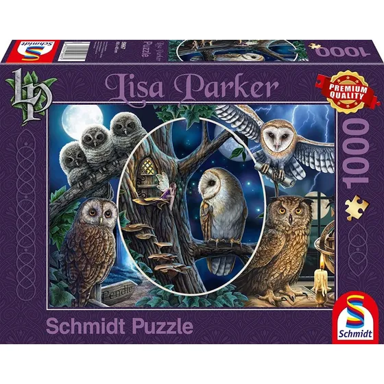 Rompecabezas Puzzle Schmidt Animales Buhos 1000 Piezas
