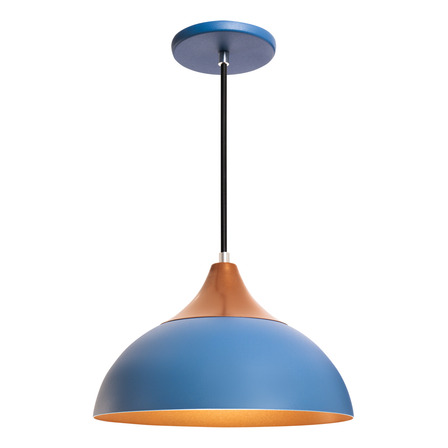 Pendente Lustre Luminária Panama Azul Iluminar Ambiente Pendente Lustre Luminária Panama Azul Iluminar Ambiente