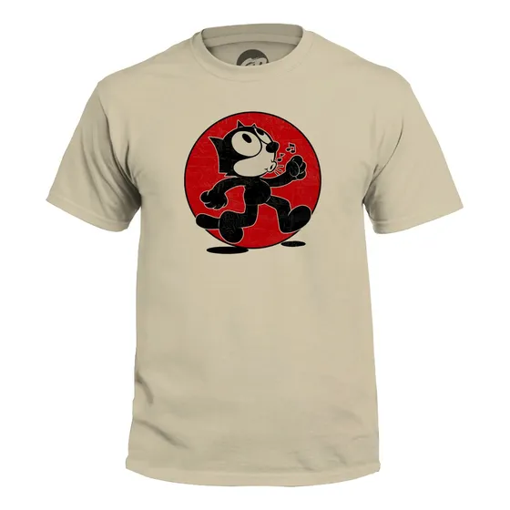 Playera Grapics Gato Felix Cat Retro Dibujo Animado Comic