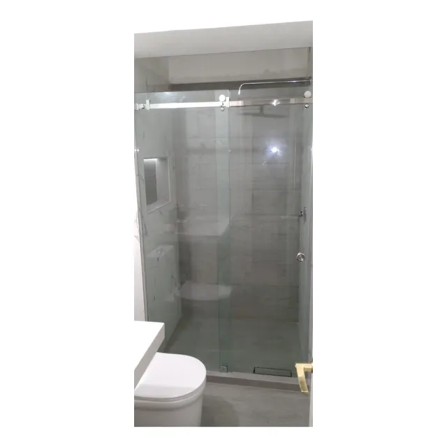 Puerta Corrediza Slider En Vidrio Templado Tipo Granero