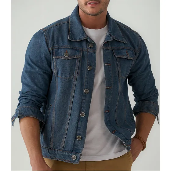 Chaqueta Samuel Azul Para Hombre Croydon