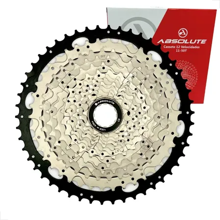 Cassete K7 12v Absolute 11/50 1x12v P/ Freehub 8v/9v/10v Mtb