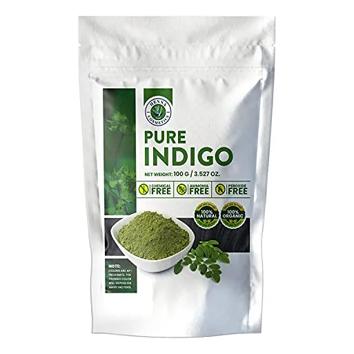 Polvo Índigo 100% Orgánico Para Teñir El Cabello De Color Ne