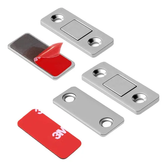 Fecho Magnético Armário Porta Imã Ultra Forte Kit C/ 8 Peças
