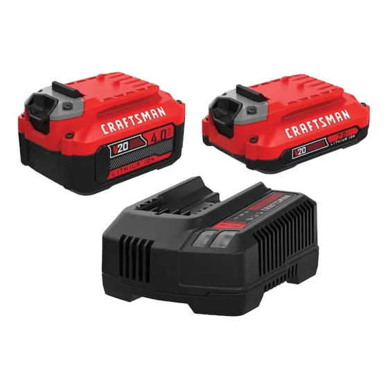 Kit De Baterias + Cargador Craftsman V-20