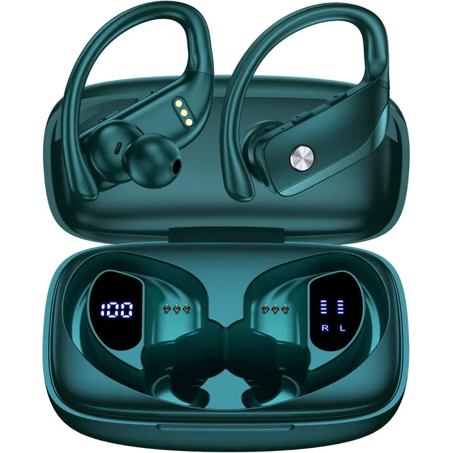 Bmani T16 Audífono Inalámbrico Alpine Green Con Luz Led