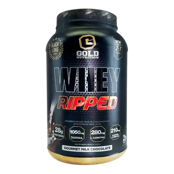 Proteina Con Quemador Gold Nutrition Whey Ripped 1kg Sabor Vainilla