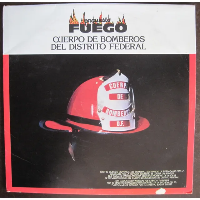 Orquesta Fuego Disco Cuerpo De Bomberos Df Salsa Venezuela