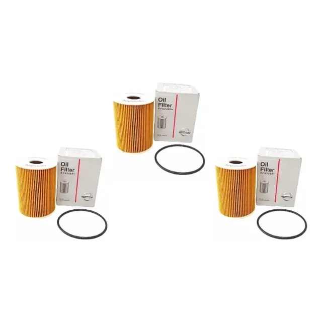Filtro Aceite Nissan Frontier Zd30 D22 Terrano 3unidades