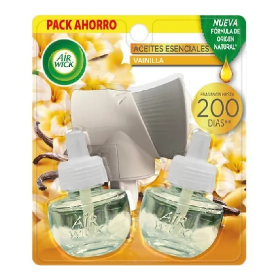 Air Wick Eléctrico Vainilla - Difusor + 2 Repuestos 21 Ml
