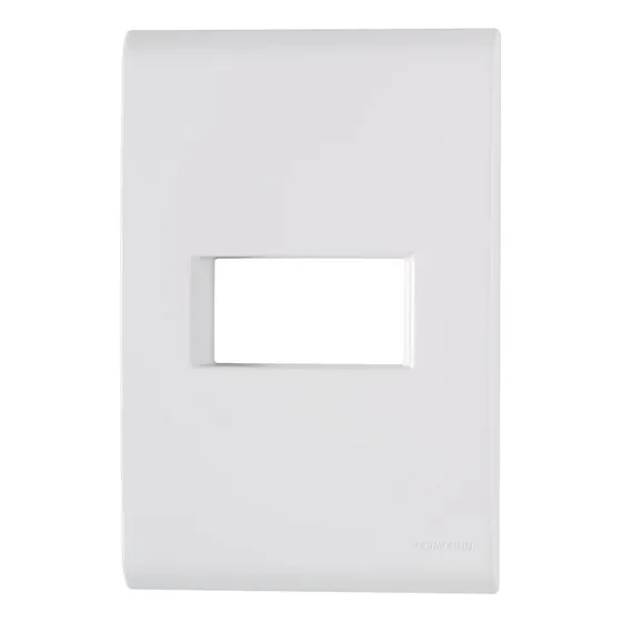 Placa 1 Posto Horizontal Tramontina Liz 4 X 2 Branca