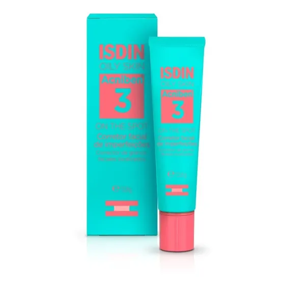 Gel secante para espinillas Acniben On The Spot de Isdin, 15 ml, hora de aplicación: día\u002Fnoche, tipo piel grasa | Cuotas sin interés