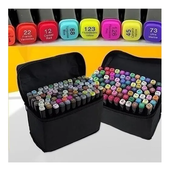 Rotulador Artístico Xing De 40 Colores Con Doble Cabeza Para