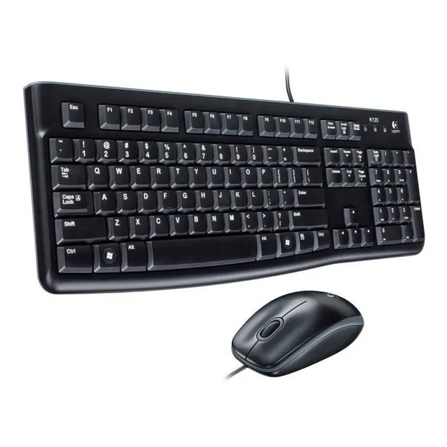 Combo Teclado Y Mouse Plug And Play Logitech Mk120 Usb Cuo