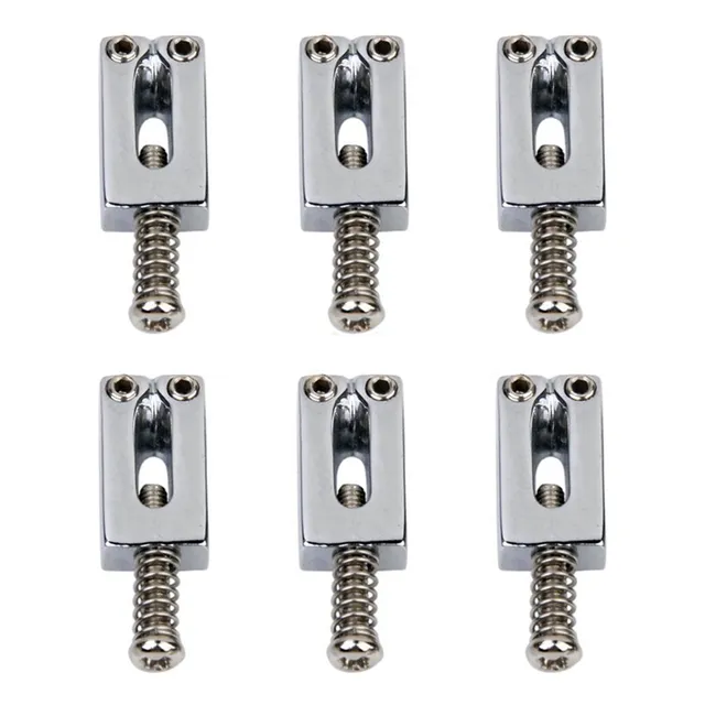 6 Saddles Silletas P Puente De Guitarra Stratocaster Ibanez
