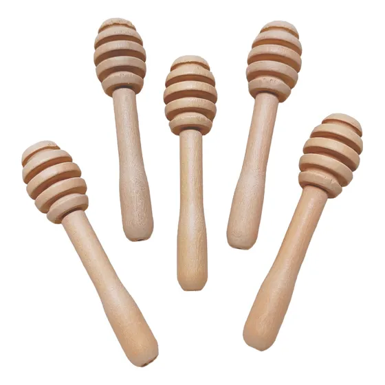 Cucharas De Miel Palitos Mieleros De Madera Por Mayor X25
