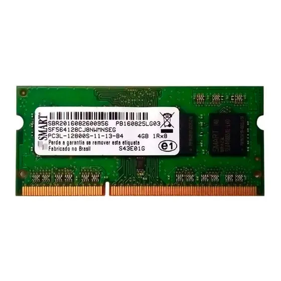 Memória Ram 4gb Notebook Pc4-2400t-sa1-11 1rx8 Smart