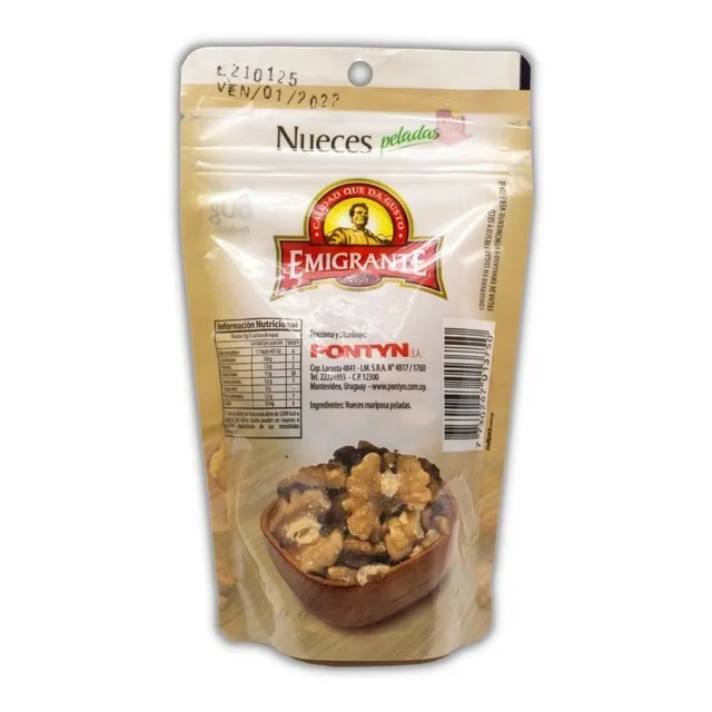 Nueces Peladas Emigrante - Sello Adu - Diabetes