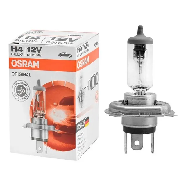 Kit Com 10 Lâmpada H4 12v 60/55w Osram Original Bilux