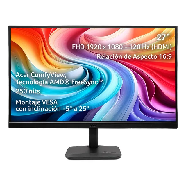 Monitor Acer Ka2 27  Fhd Panel Ips 120hz 1ms Amd Freesync