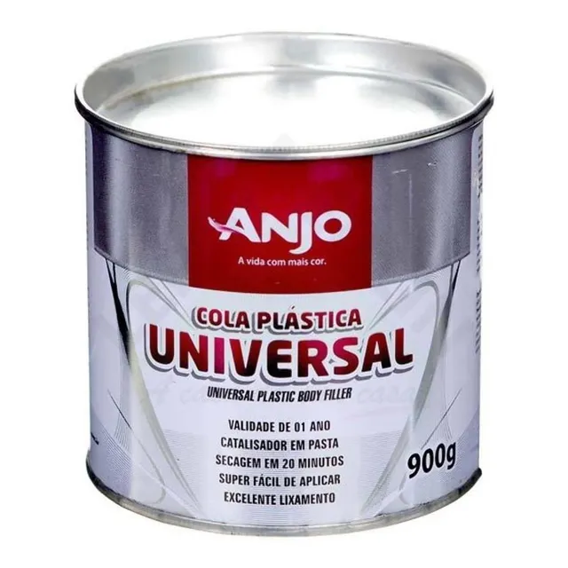 Masilla Plástica Anjo 800 Ml C/ Catalizador Pintura Autos
