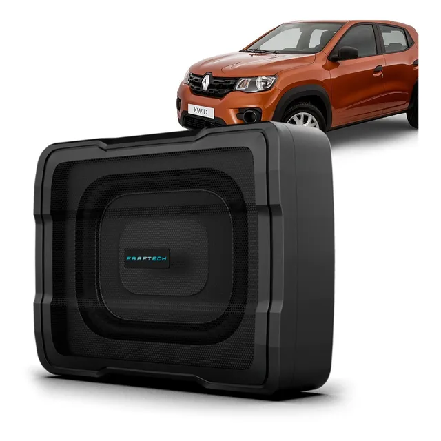Subwoofer Ativo 100w Plug And Play Kwid 2017 2018 2019 2020