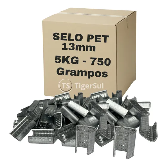 Selo/grampo Metálico P/ Fita De Arquear Pet (verde)13 Mm