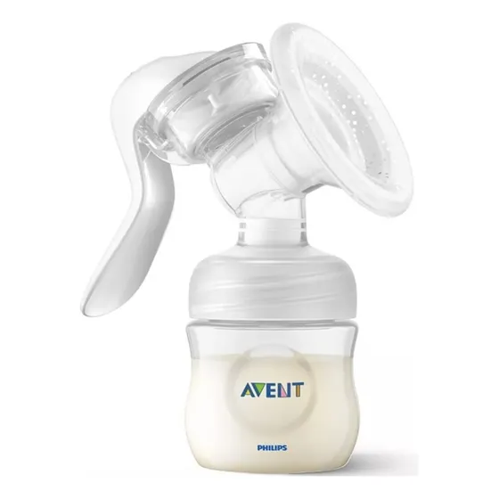 Extrator Bomba Manual De Leite Materno Lotus Branco Philips Avent