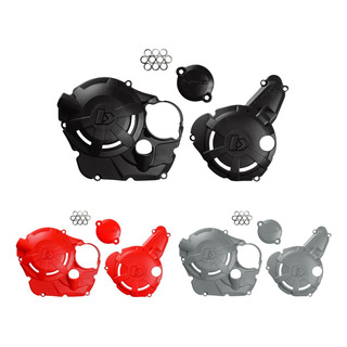 Protetor De Tampas Do Motor Crf 250f Biker Varias Cores 3pçs Protetor De Tampas Do Motor Crf 250f Biker Varias Cores 3pçs