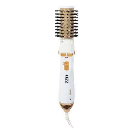 Escova Rotativa Super Ion Gold Brush 1300w Lizz Branco