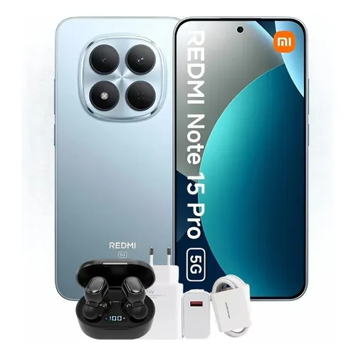 Celular Xiaomi Redmi Note 15 Pro 5g (512) - Versão Global - Azul