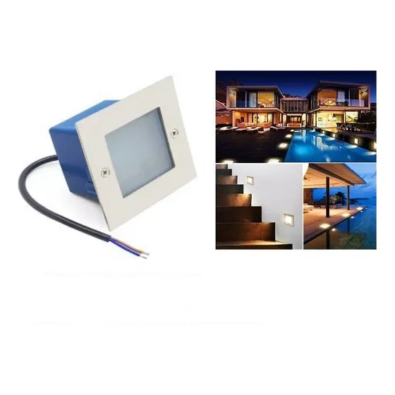 Lampara Led Para Piso, Pared Y Escalera 6w Luz Calida 