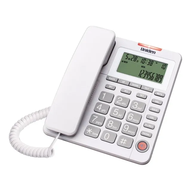 Telefono Fijo Uniden Blanco As7408 Con Visor / Tecnocenter