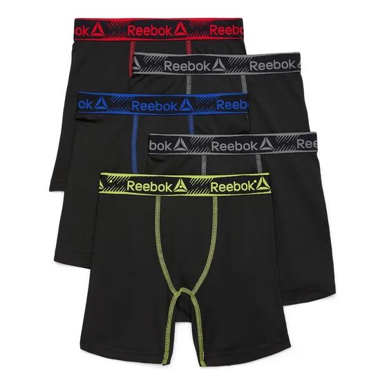 Boxer Para Niños Set De 5 Reebok Original Importado