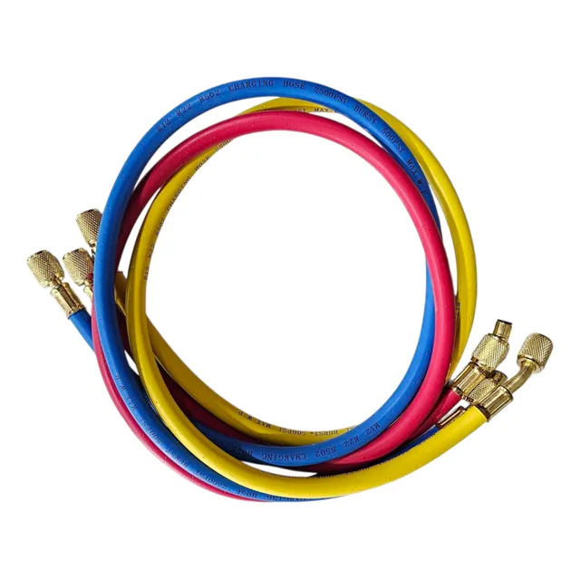 Mangueras Para Manometro De Refrigeracion 3pza 91cm Liberty