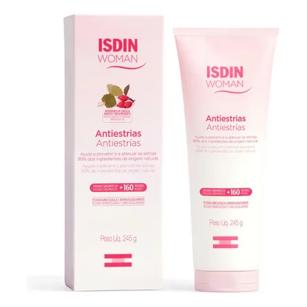 ISDIN Creme Corporal Woman Antiestrias Apto para Grávidas - 245g
