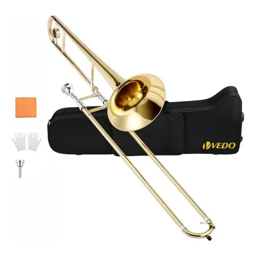 Trombonito Trombone De Marcha Bb Sib C/ Case Bocal Jahnke Cor